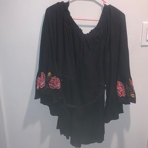 Off the shoulder romper